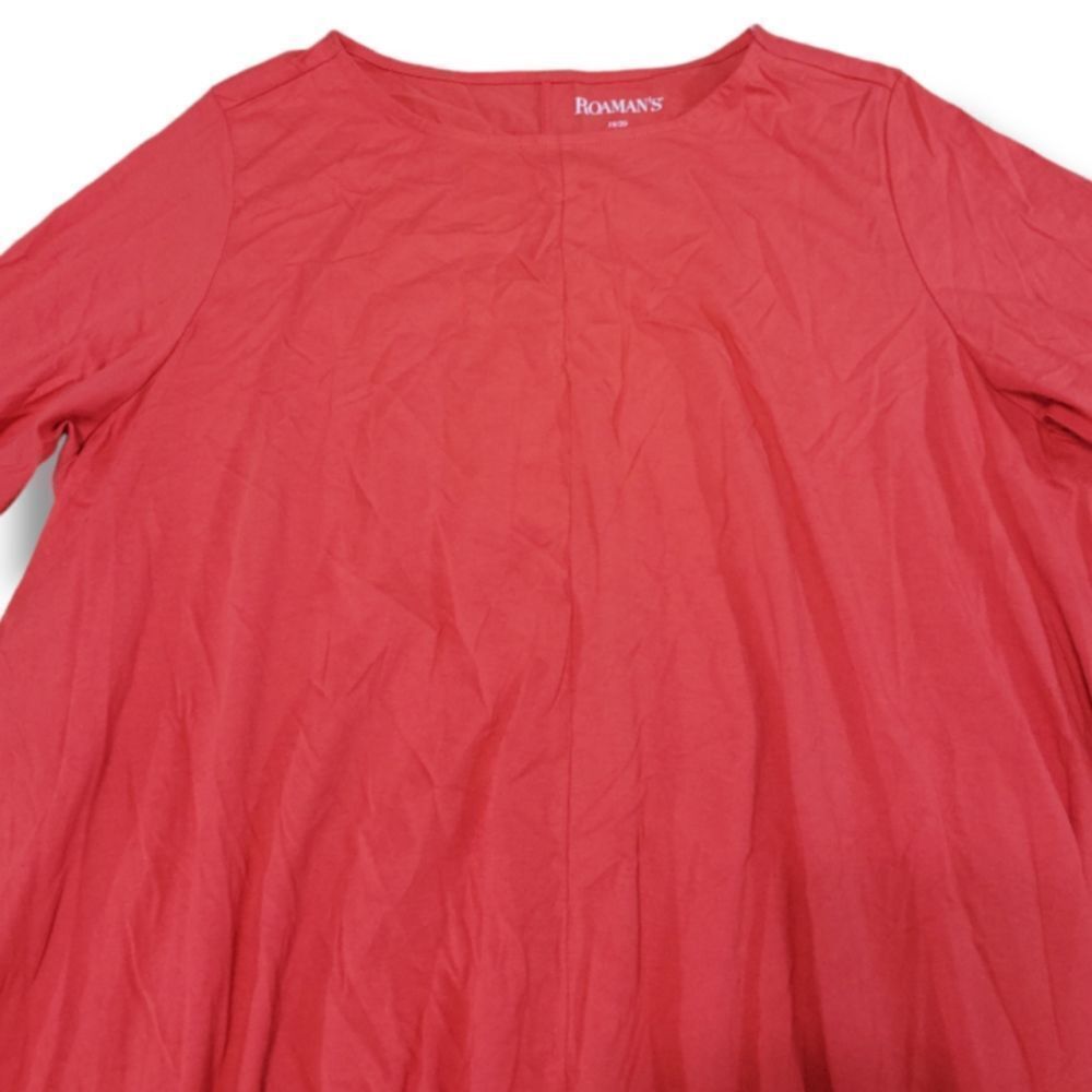 Roaman's Top Size Large 18/20 Plus Size Blouse Tu… - image 4